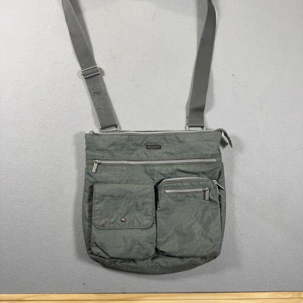 Baggallini Women's Grey and Green Bag
